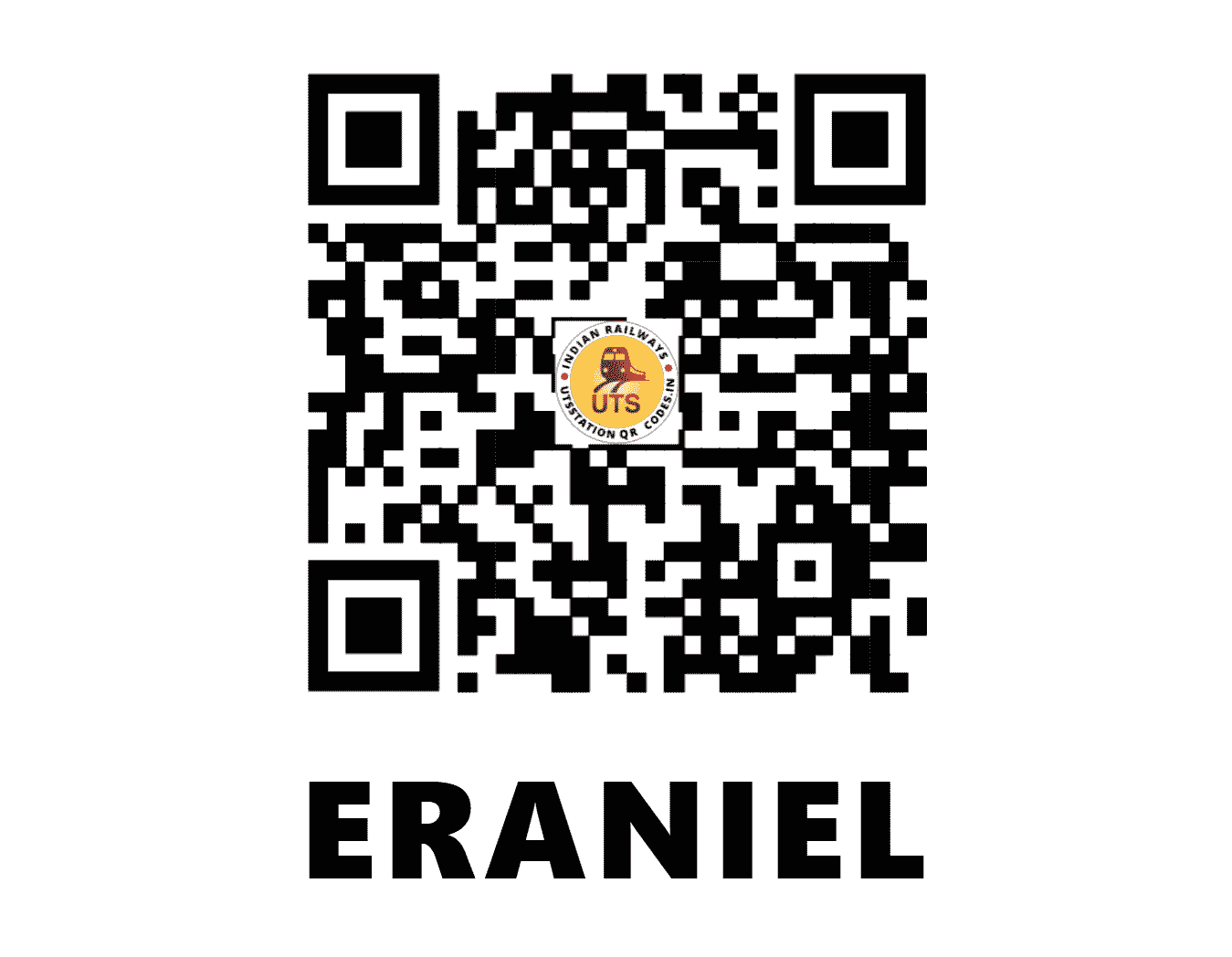 UTS QR Code for ERANIEL - ERL - SR (TAMIL NADU)